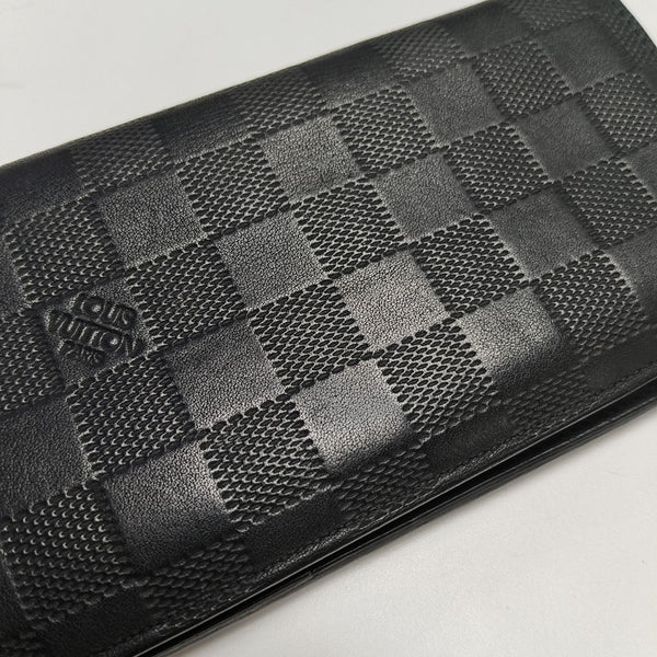 BRAZZA Damier Graphite Calfskin Black Wallet