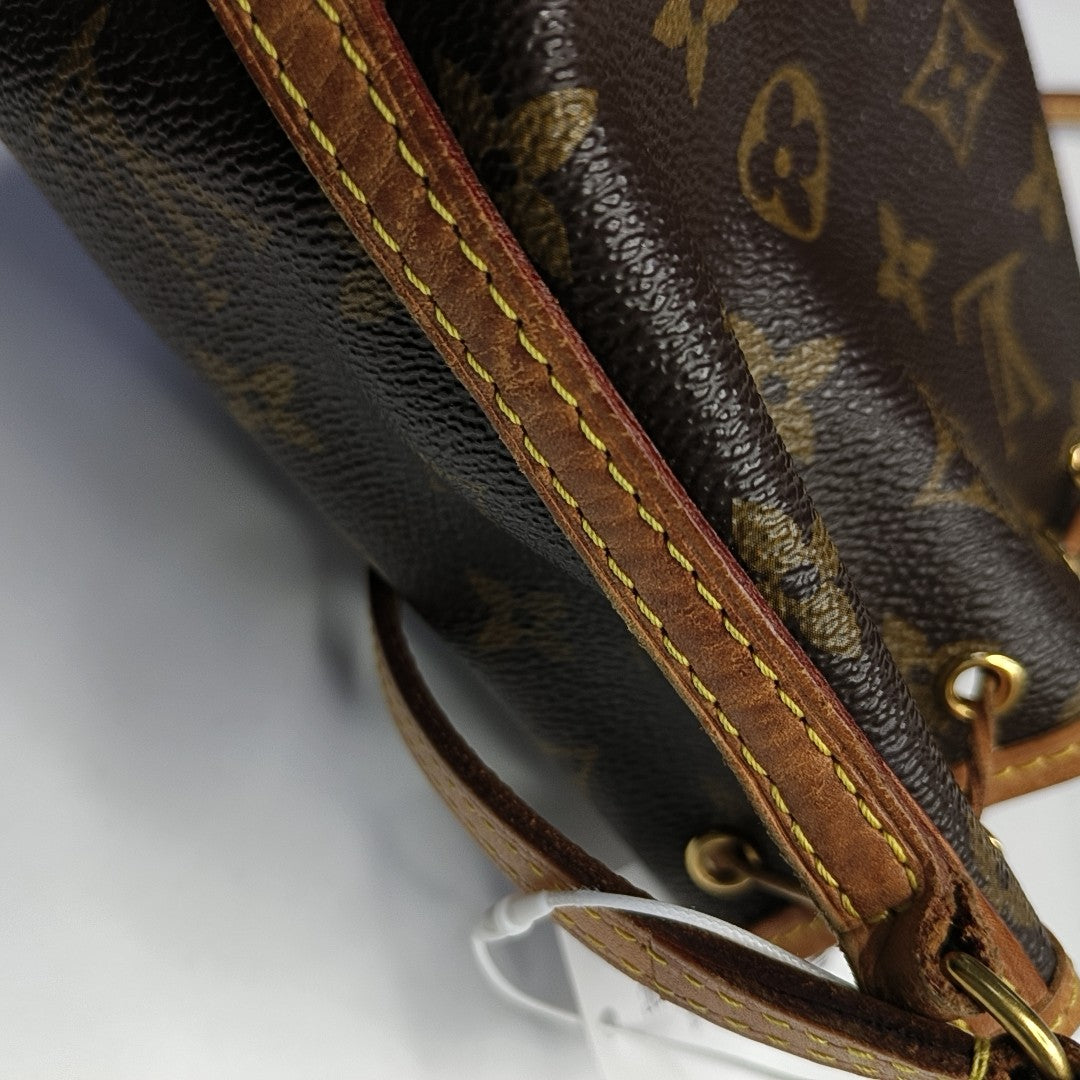 NÉONOÉ Nano Monogram Coated Canvas Brown