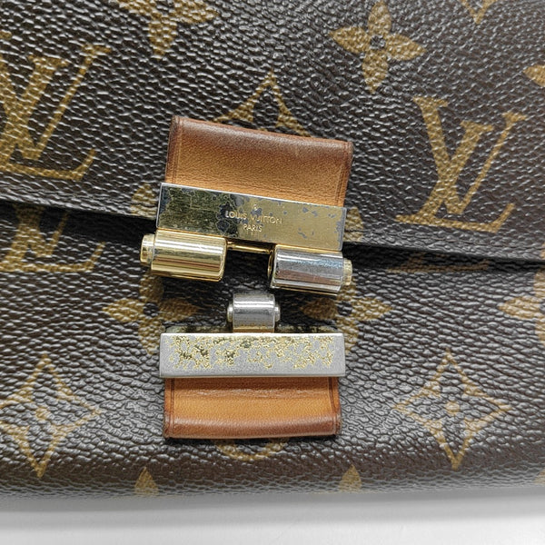 ELYSEE Monogram Coated Canvas Brown