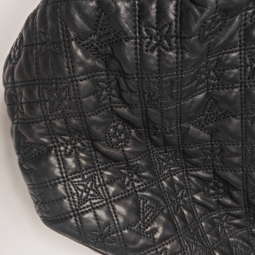 LILIA Monogram Calfskin Black