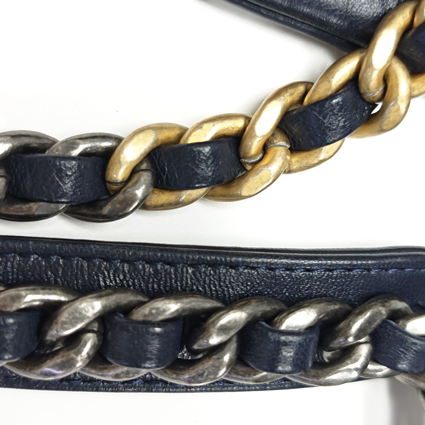 CHANEL 19 Small Quilted Lambskin Blue