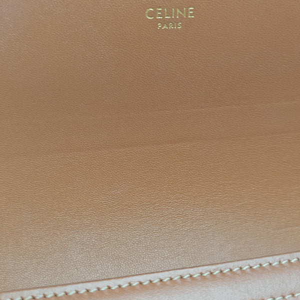 TRIOMPHE Small Coated Canvas Brown
