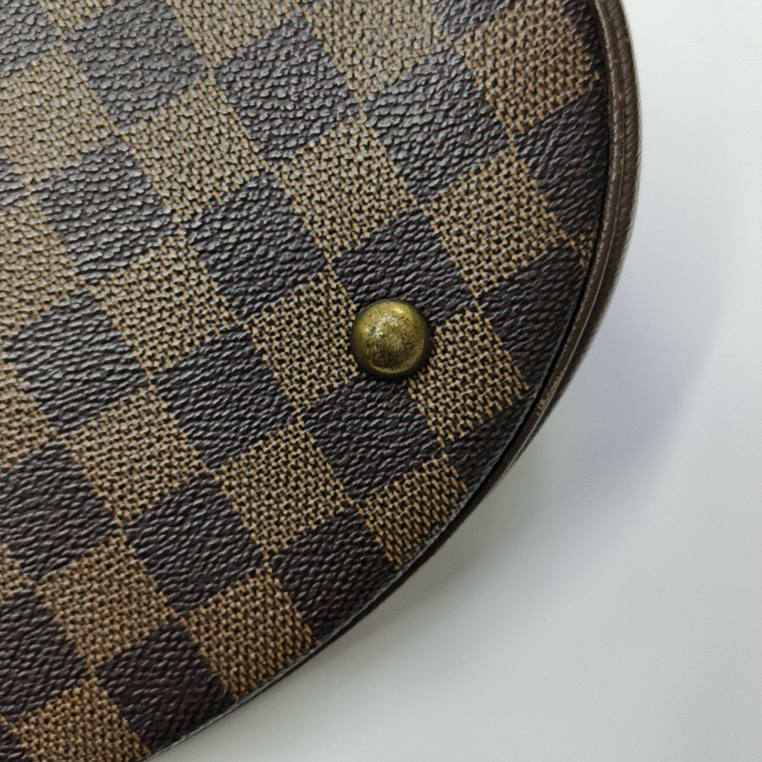 BUCKET PM Damier Ebene Coated Canvas Brown