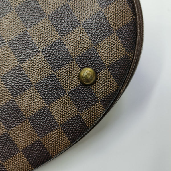 BUCKET PM Damier Ebene Coated Canvas Brown