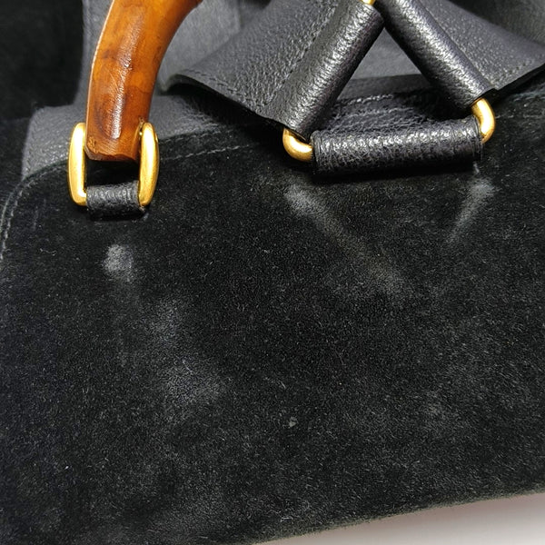 Authenticated pre-owned  Bamboo 1947 Suede Black - Backpack at Looply