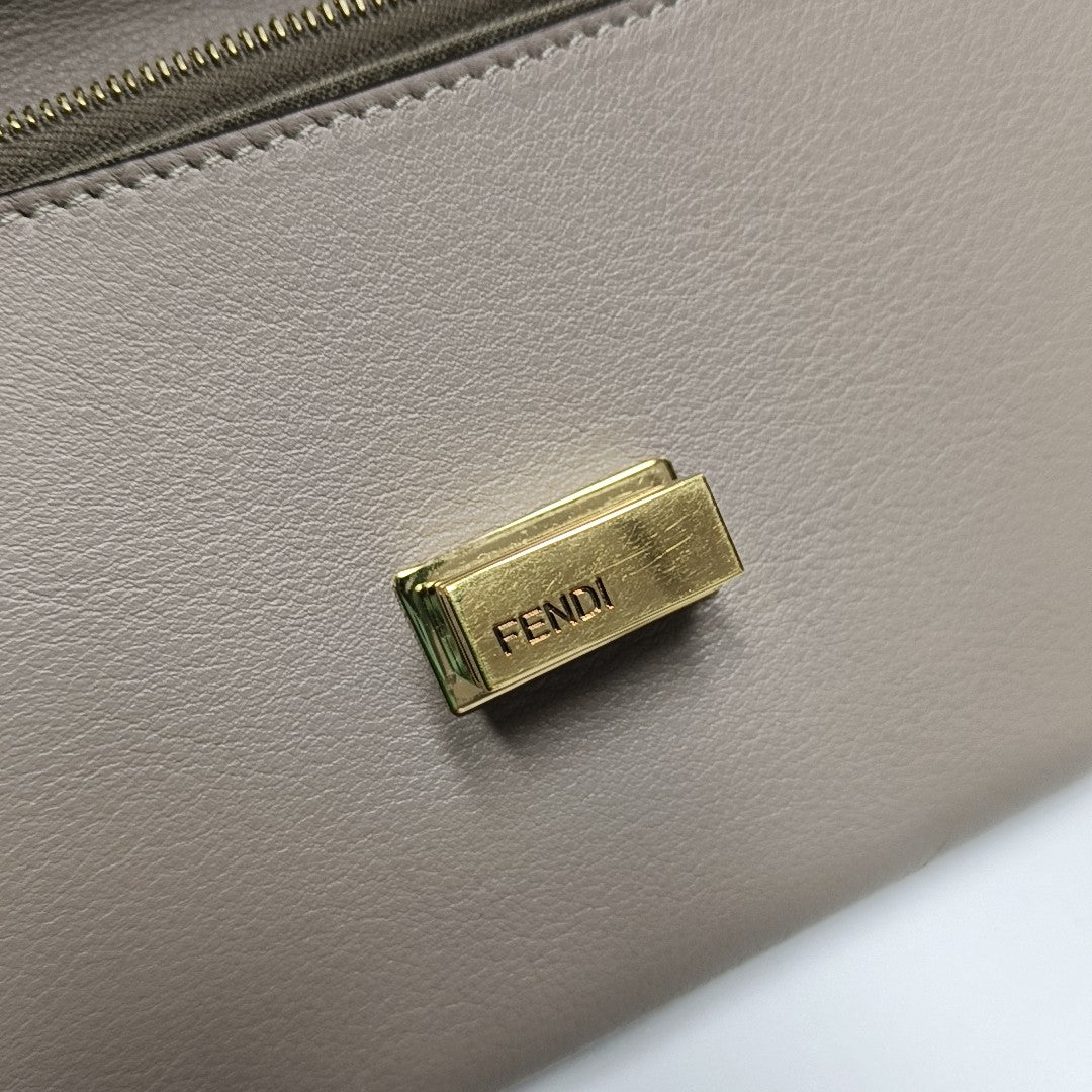 Calfskin Wallet Gray