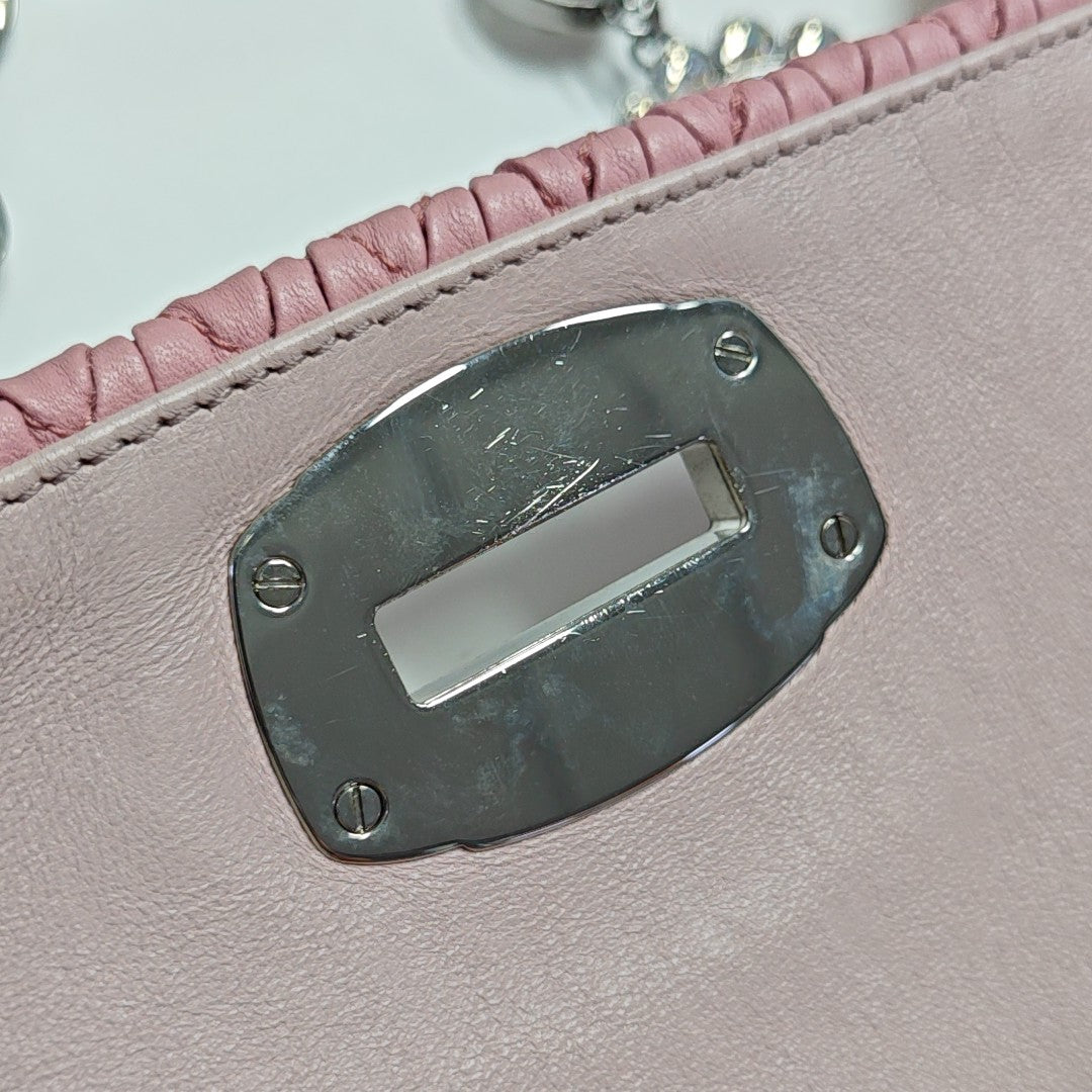 Crystal Quilted Lambskin Pink