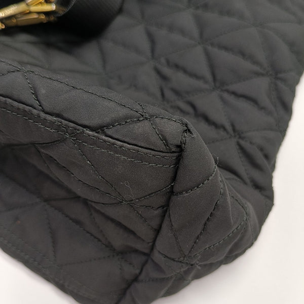 Quilted Nylon Black