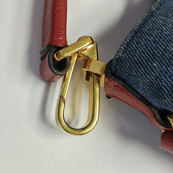 Denim Shoulder Bag Blue