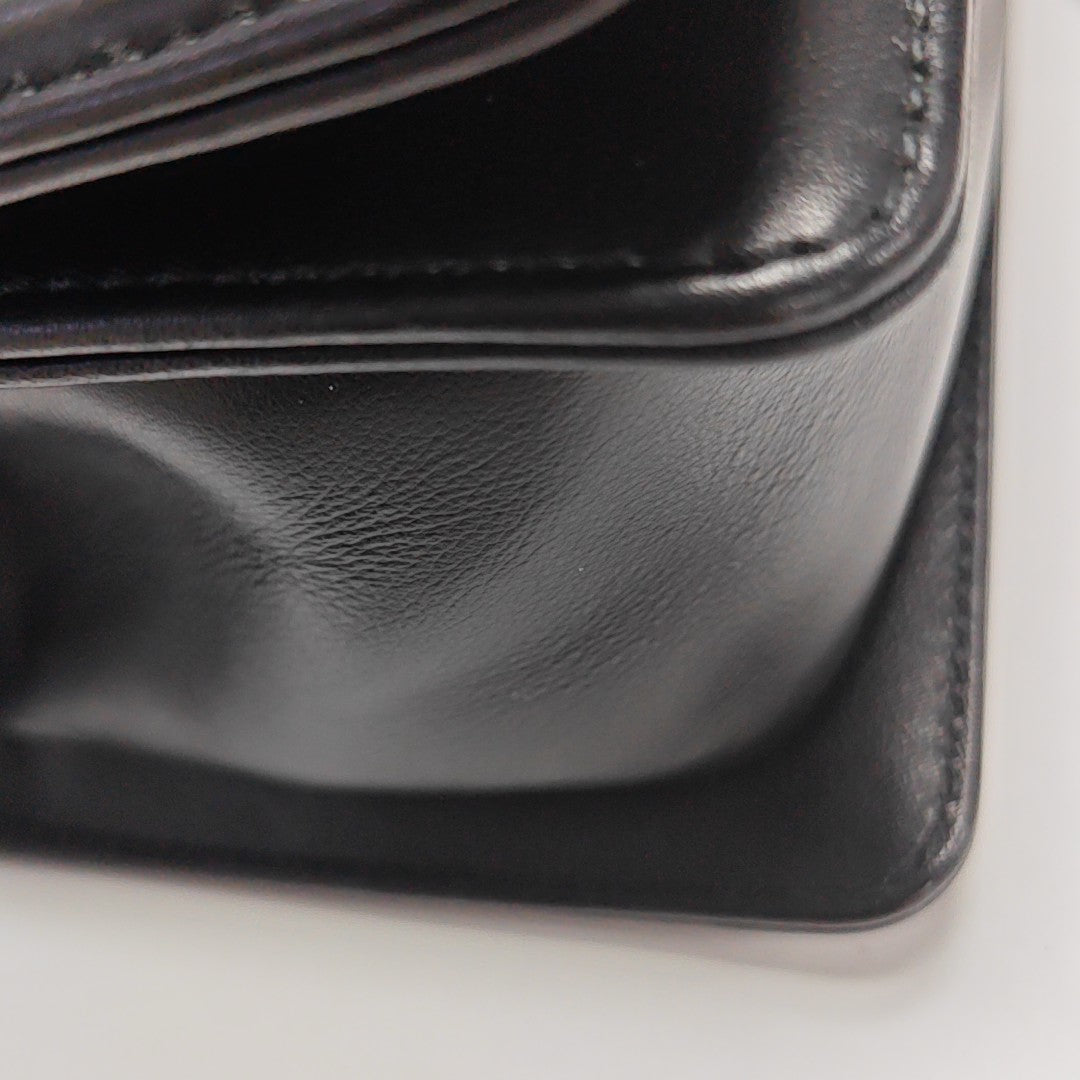 BOY CHANEL Small Chevron Calfskin Black