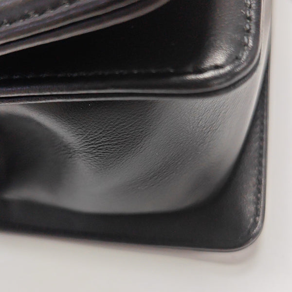 BOY CHANEL Small Chevron Calfskin Black