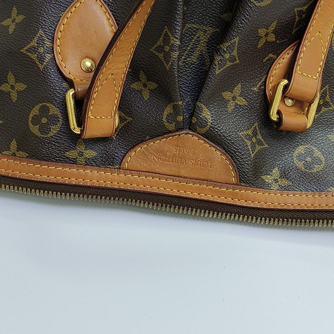 PALERMO PM Monogram Coated Canvas Brown