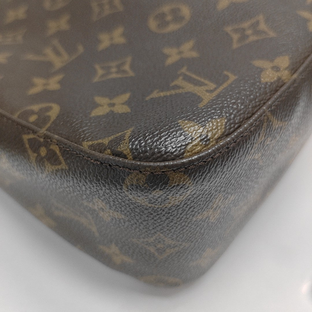LOOPING MM Monogram Coated Canvas Brown