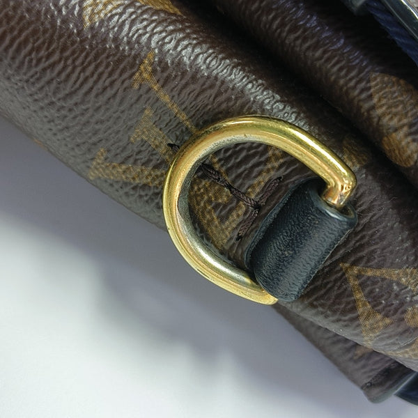 GEORGES MM Monogram Coated Canvas Brown