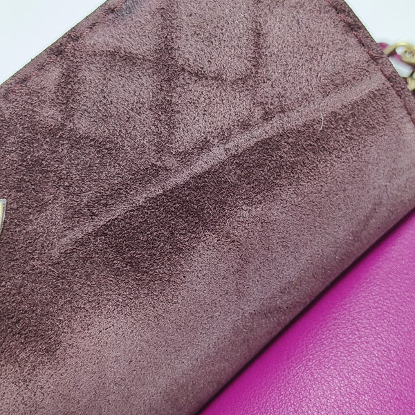 Quilted Calfskin Shoulder Bag Pink