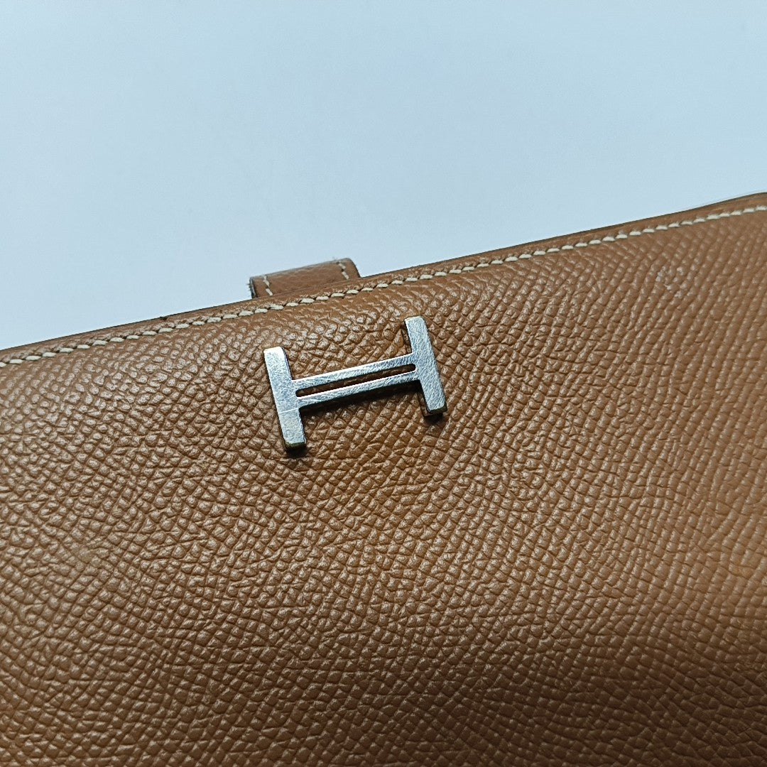 Bearn Medium Epsom Brown Wallet