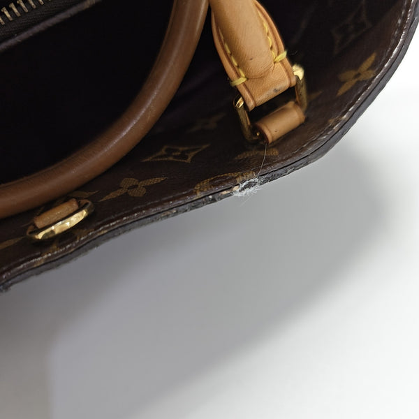 MONTAIGNE Monogram Coated Canvas Brown
