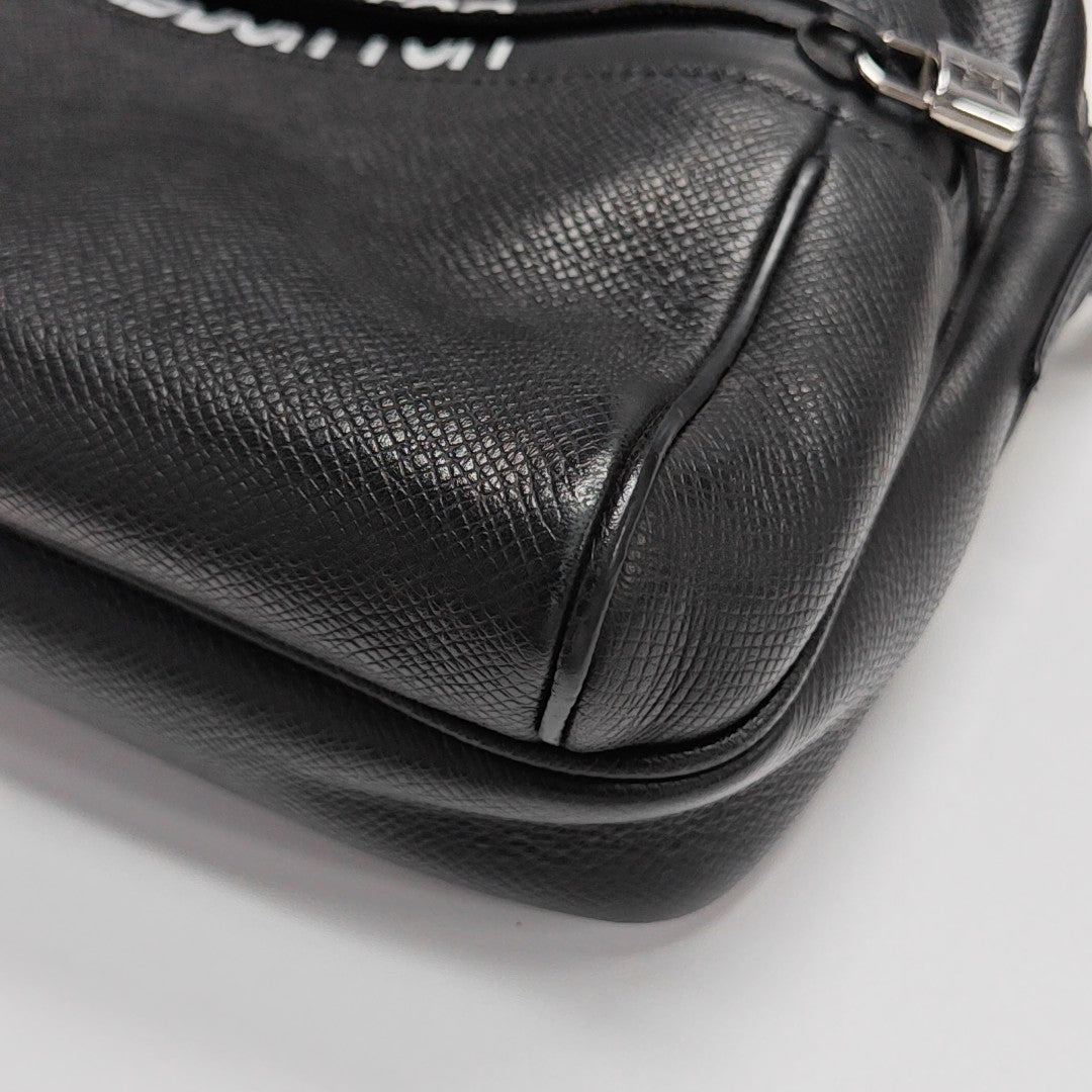 Calfskin Shoulder Bag Black