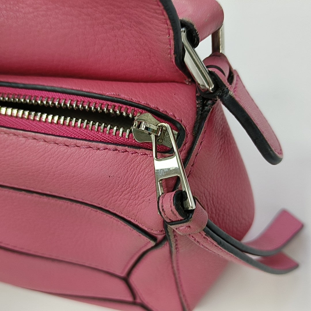 Puzzle Mini Calfskin Pink