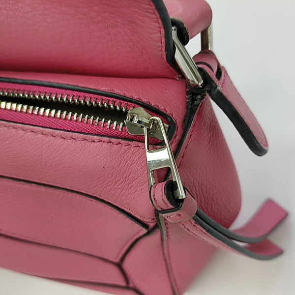 Puzzle Mini Calfskin Pink