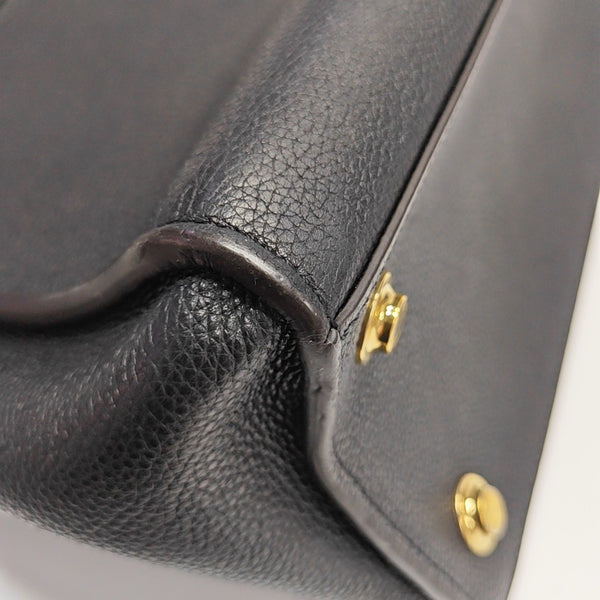 CITY STEAMER MM Calfskin Black