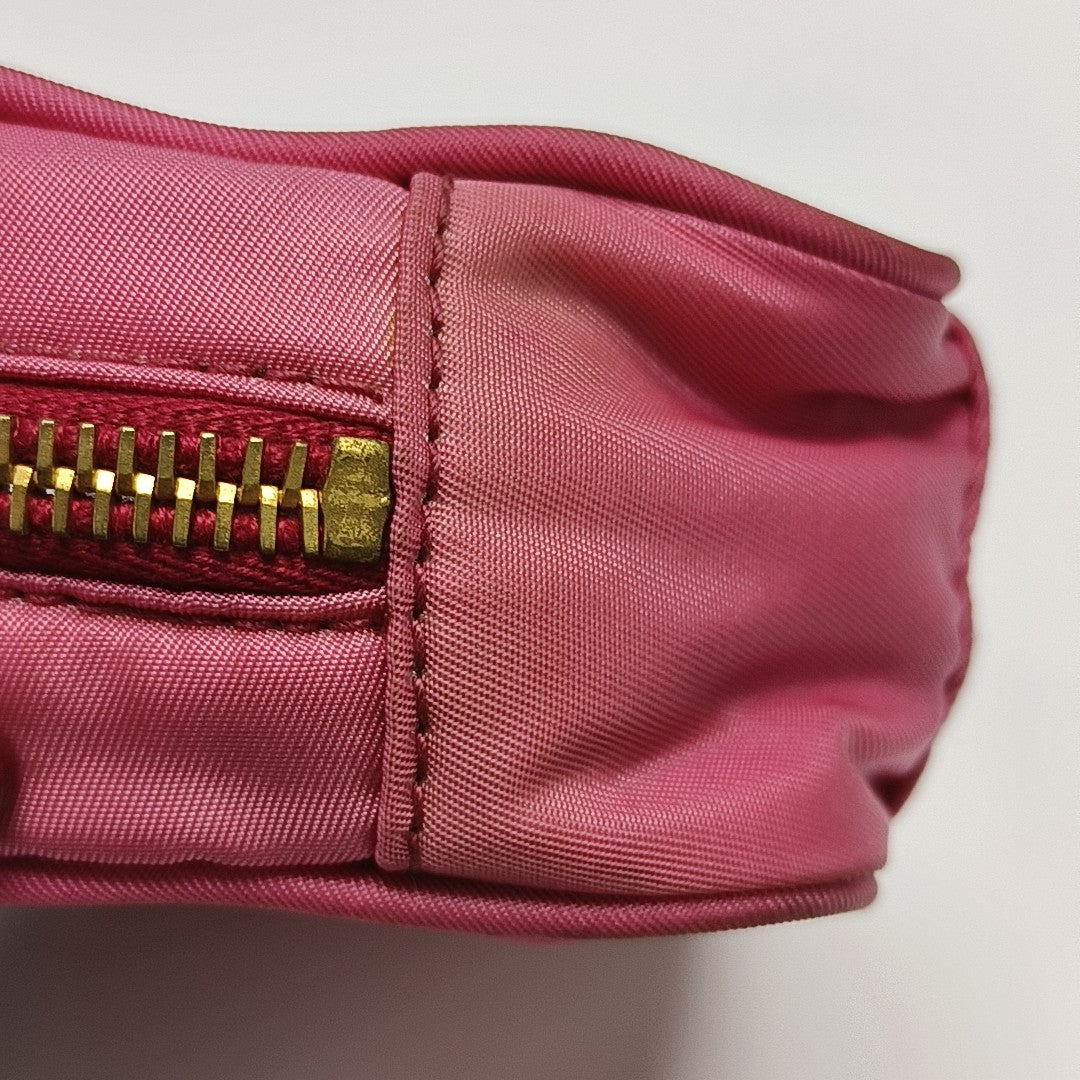 Nylon Shoulder Bag Red