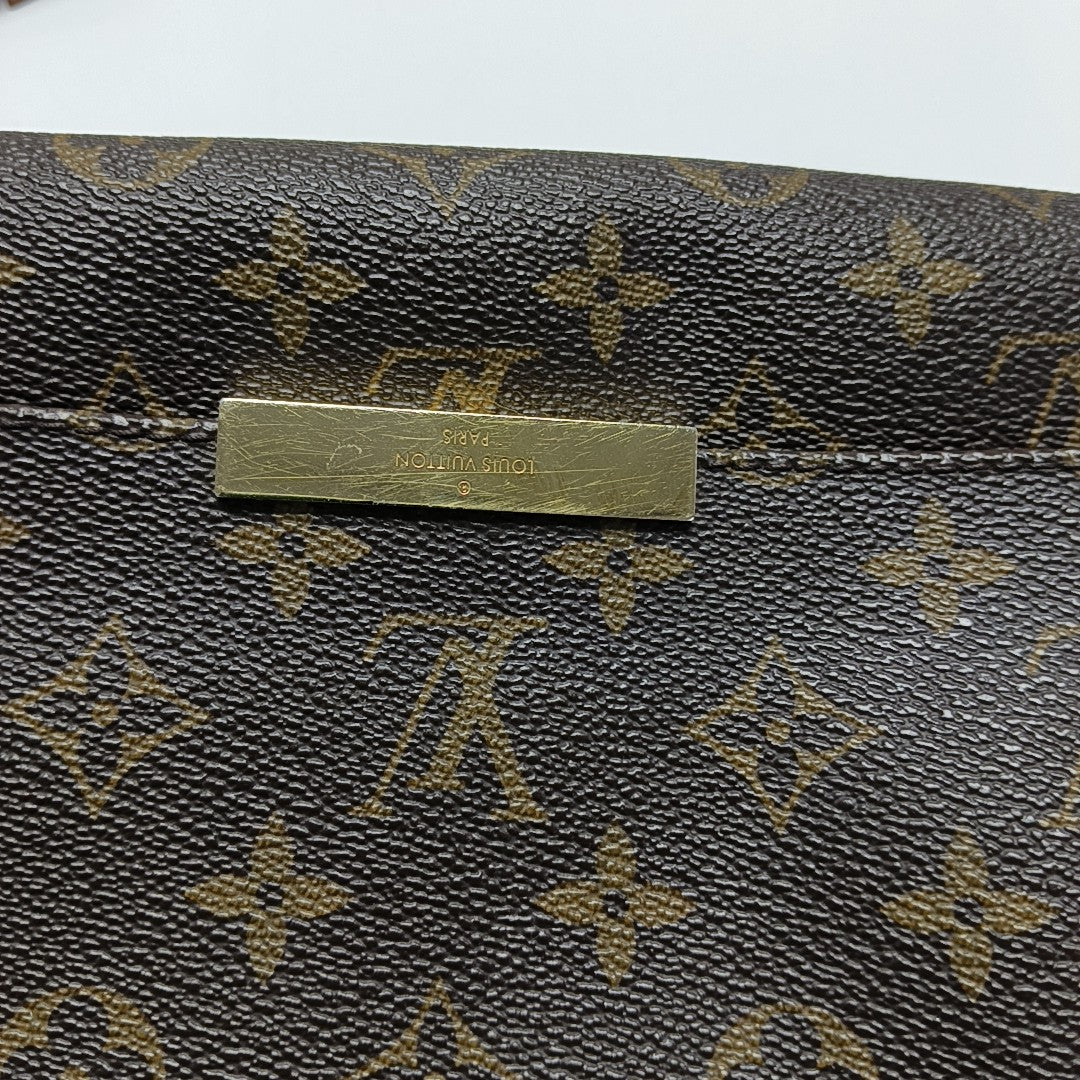 FAVORITE PM Monogram Coated Canvas Brown