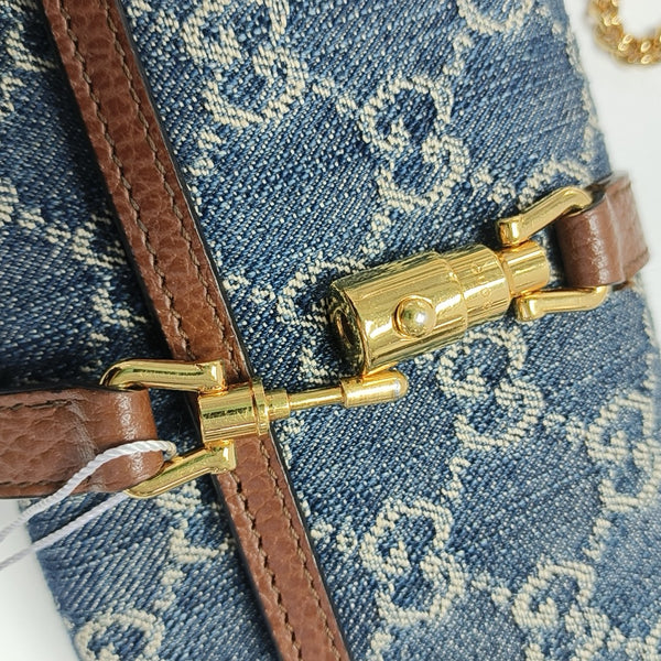 Jackie 1961 Mini Monogram Denim Blue