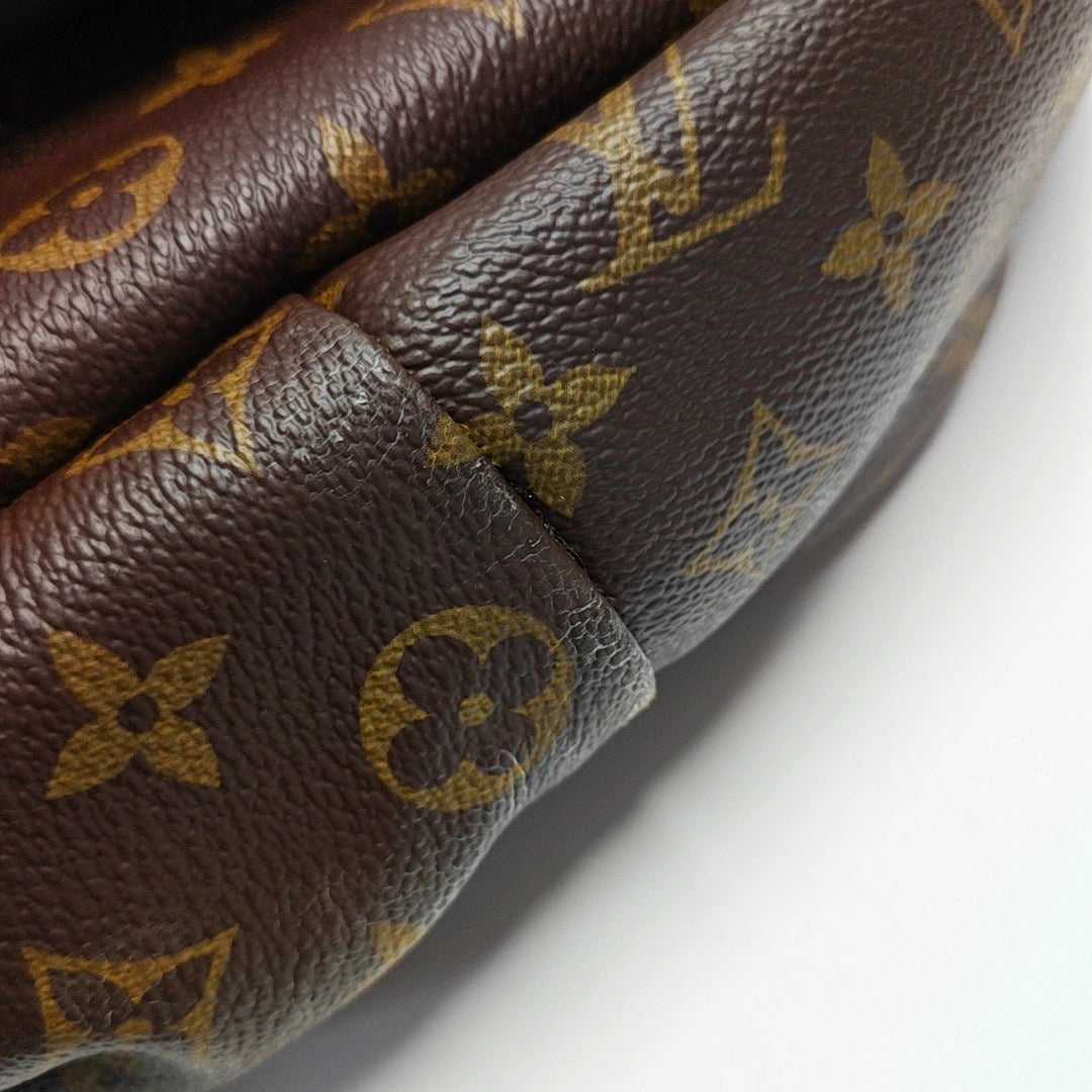 PALM SPRINGS PM Monogram Coated Canvas Brown