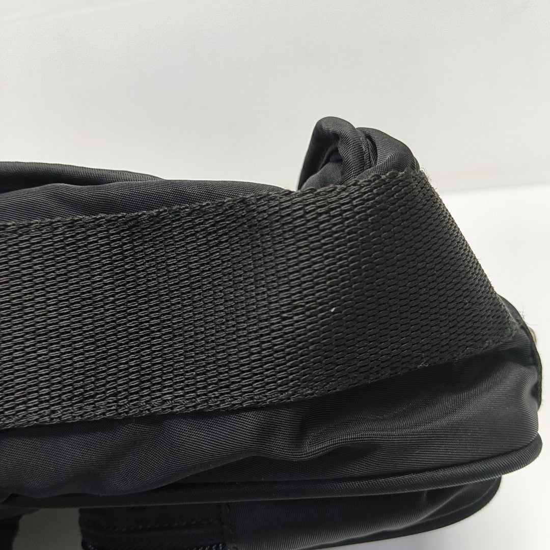 Nylon Shoulder Bag Black