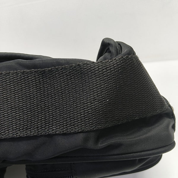 Nylon Shoulder Bag Black