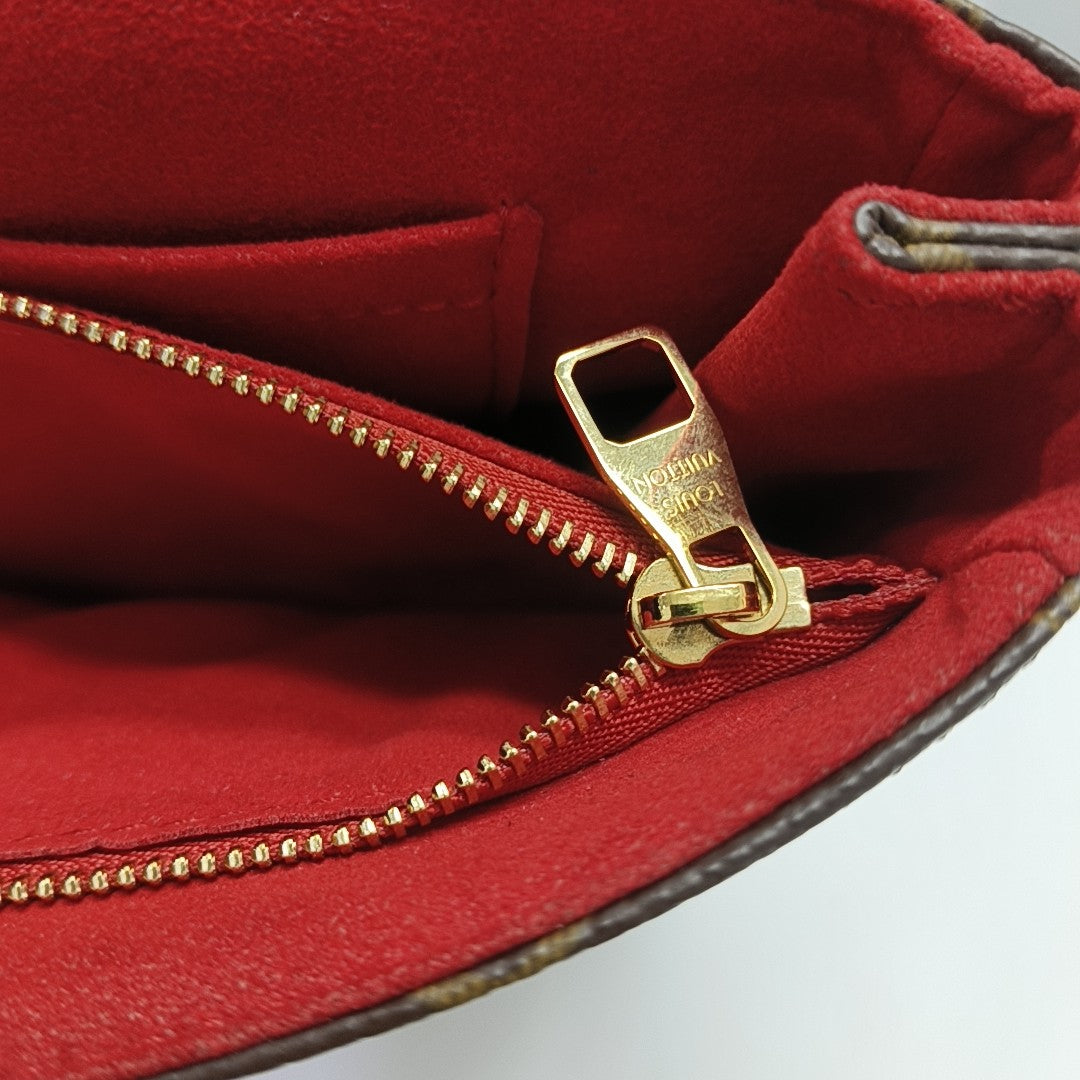 SAINT PLACIDE Monogram Coated Canvas Brown
