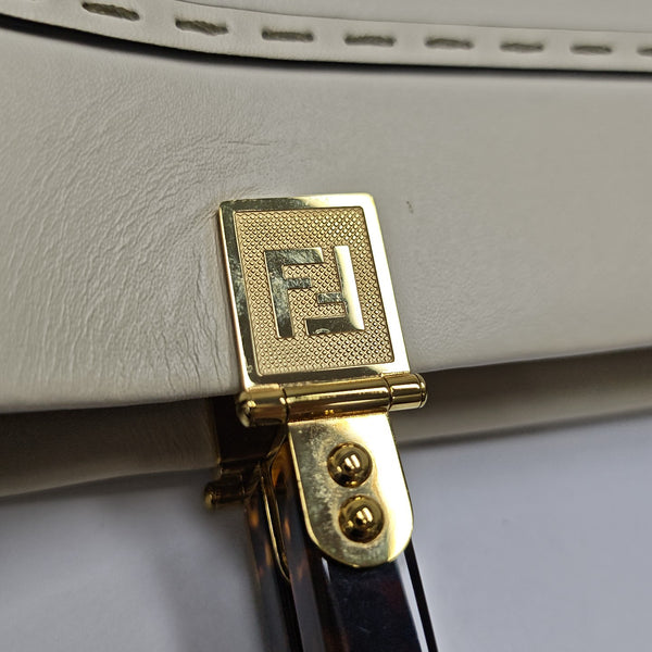 Sunshine Medium Calfskin White