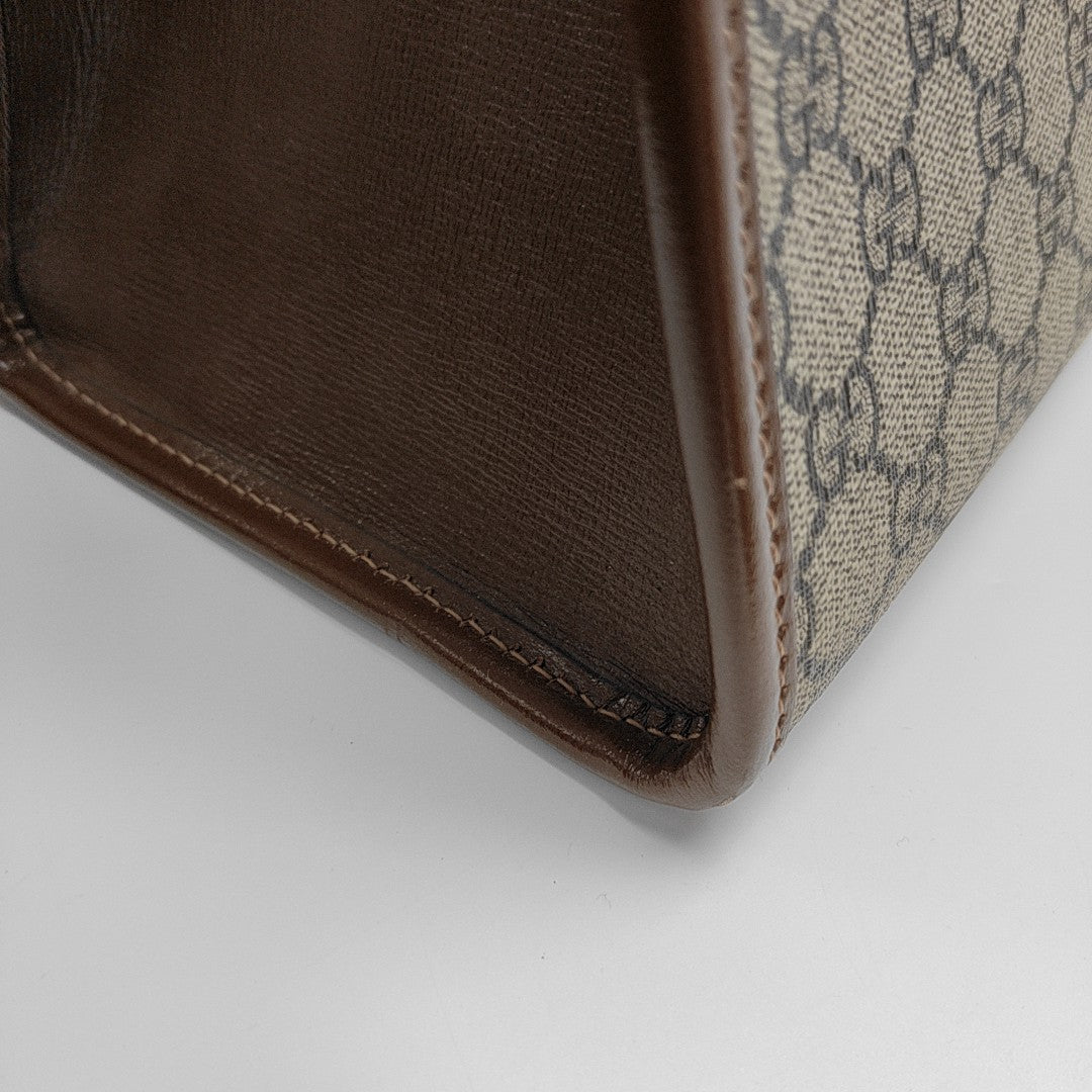 Retro Small Monogram Coated Canvas Brown