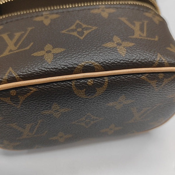 NICE Super Mini Monogram Coated Canvas Brown