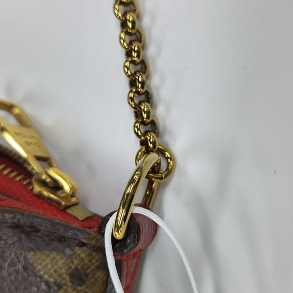 PALLAS BB Monogram Coated Canvas Brown