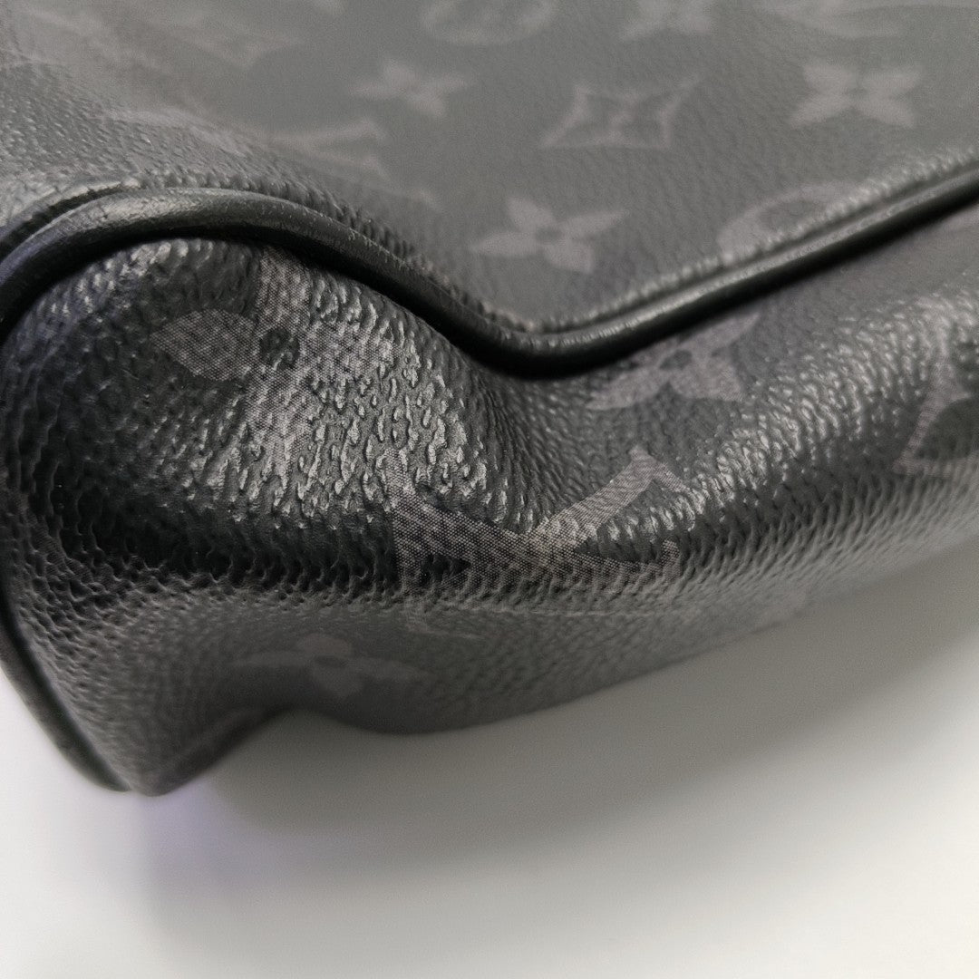 DISTRICT MM Damier Graphite Coated Canvas Black