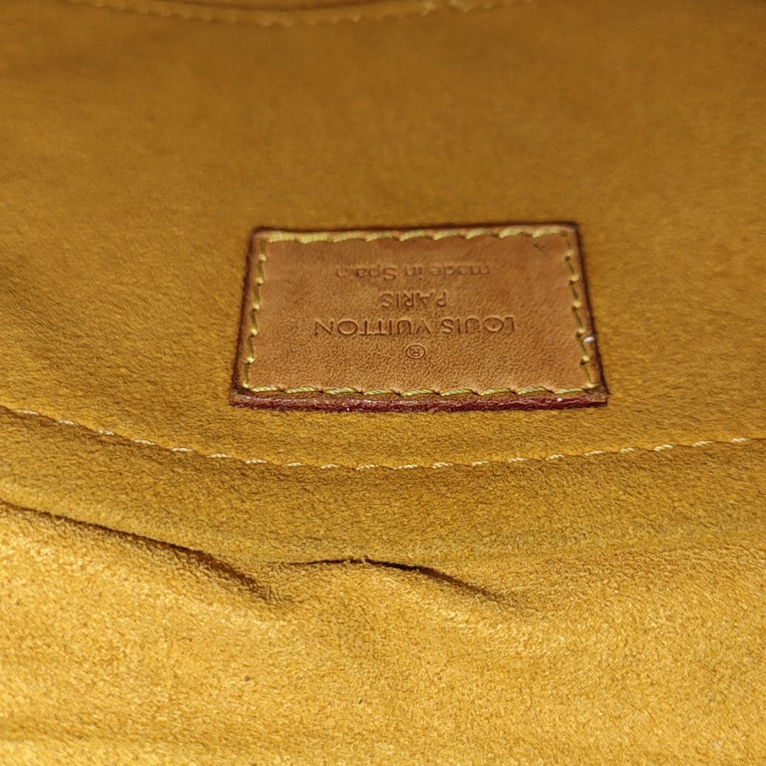 PLEATY Monogram Denim Blue