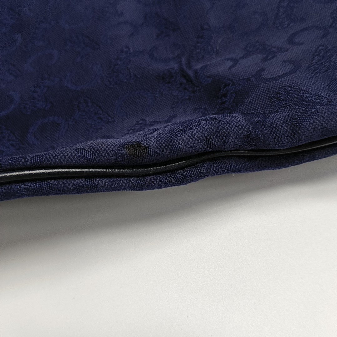 Canvas Top Handle Bag Blue