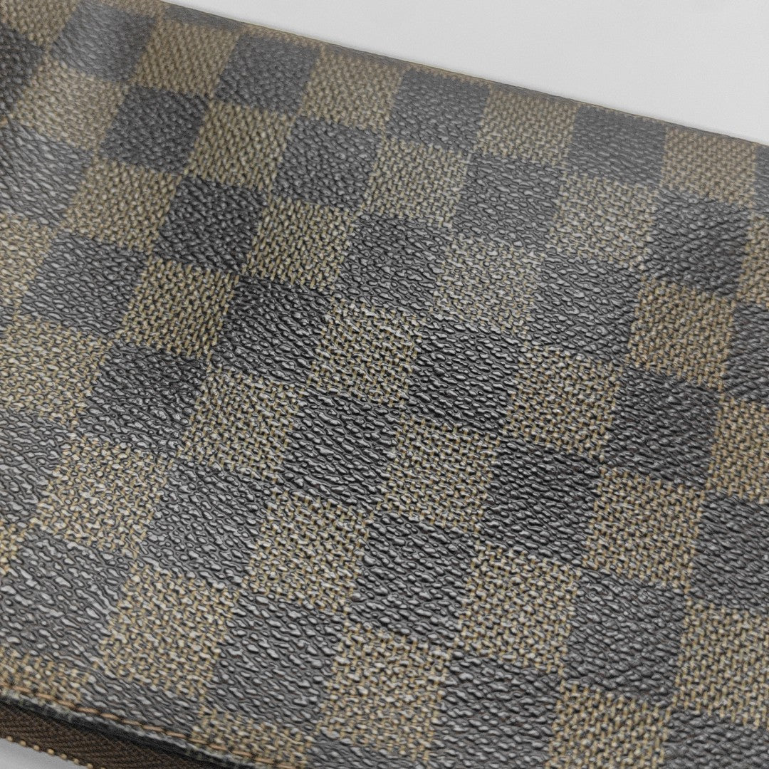 EVA Damier Ebene Coated Canvas Brown