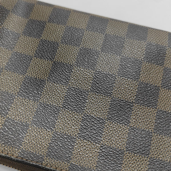 EVA Damier Ebene Coated Canvas Brown