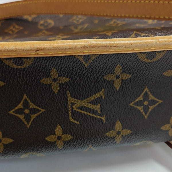 SAC GIBECIERE PM Monogram Coated Canvas Brown