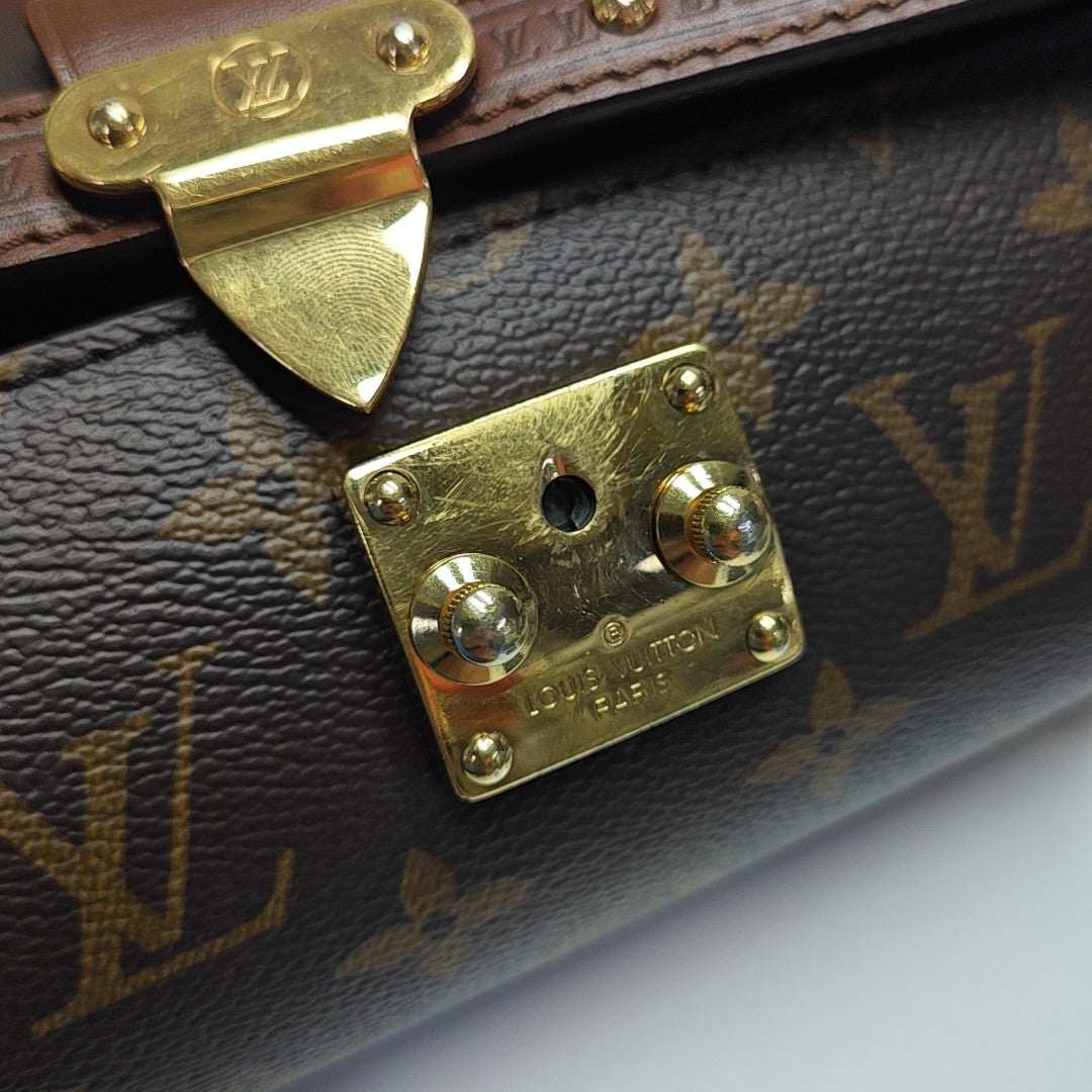 PAPILLON 19 Monogram Coated Canvas Brown