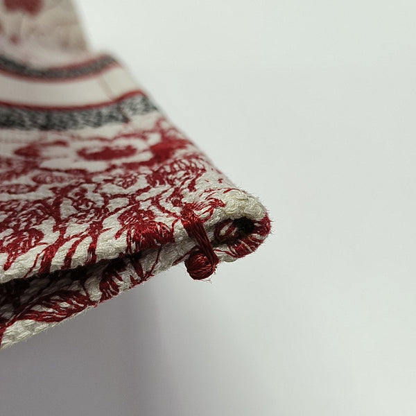Book Tote Medium Fabric Red
