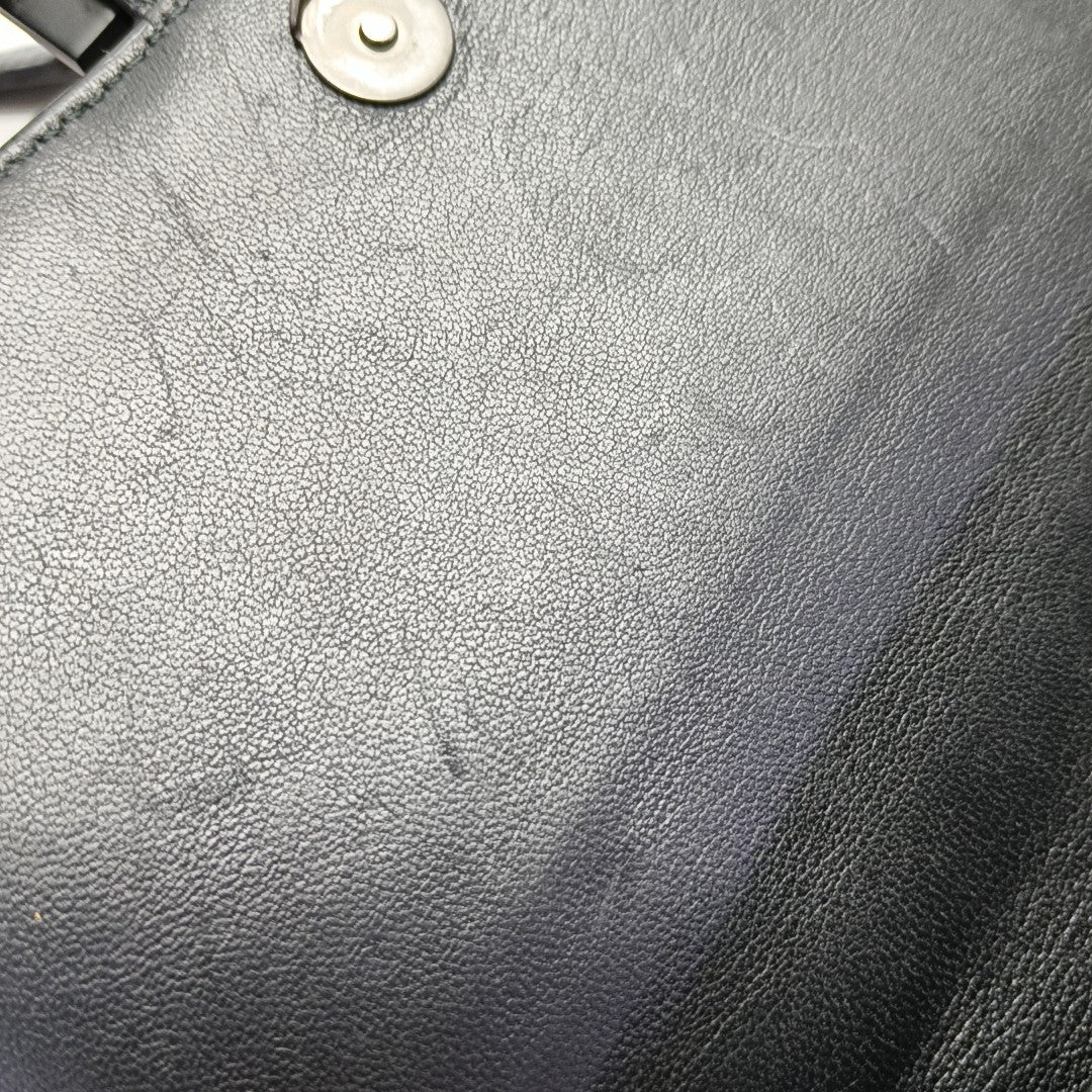 Hourglass S Calfskin Black