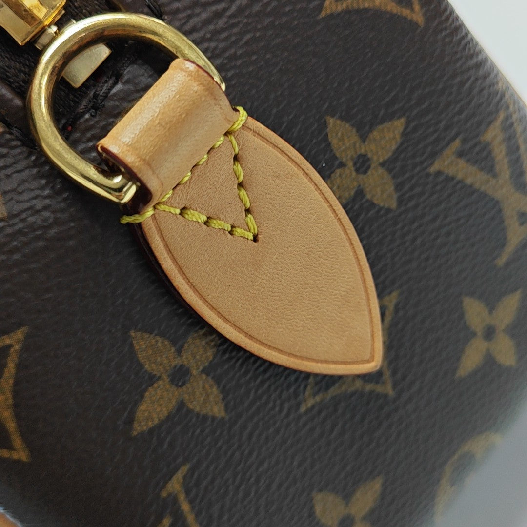 SPEEDY 20 Monogram Coated Canvas Brown