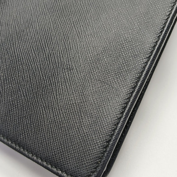 Saffiano Calfskin Shoulder Bag Black