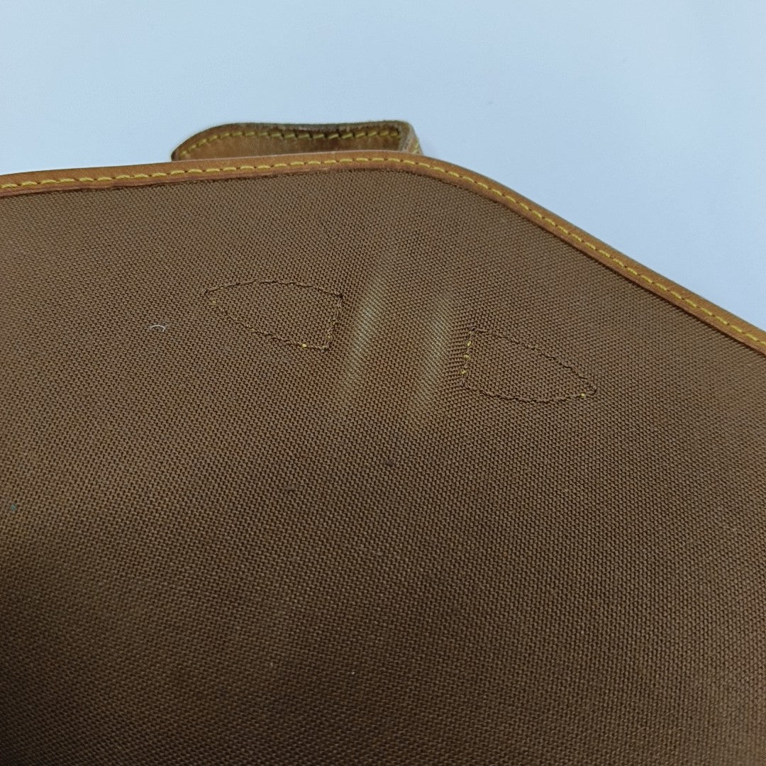 SAUMUR 30 Monogram Coated Canvas Brown