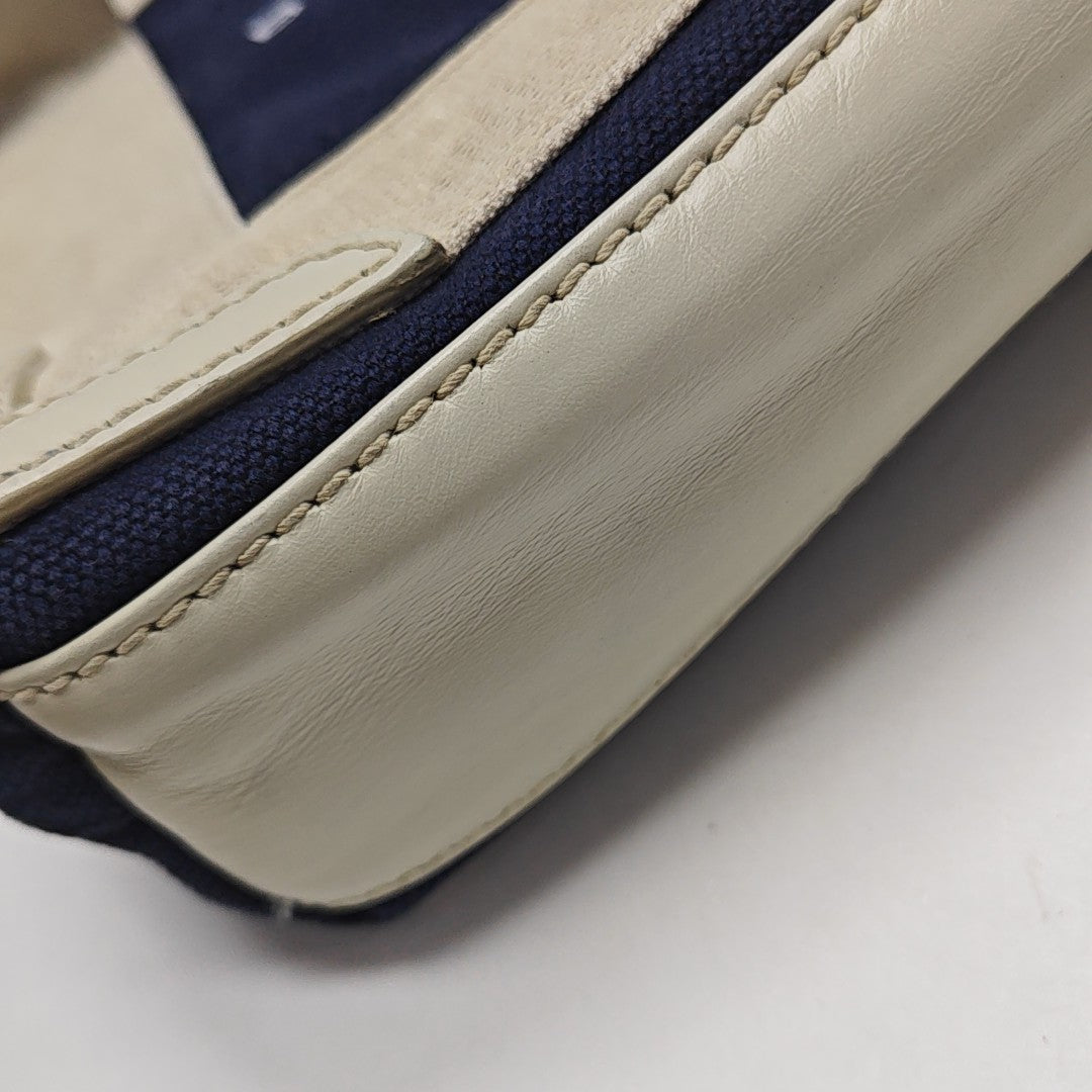 Navy Canvas Blue
