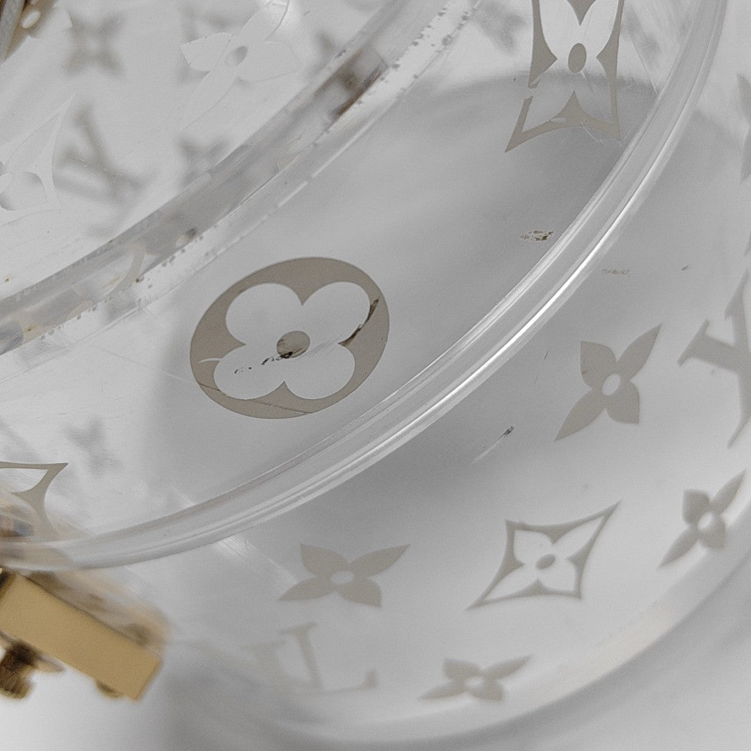 BOX SCOTT Monogram Plastic Clear